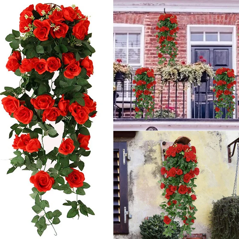 3 Packs of Artificial Flower Rattan Fake Plant Vine Decoration Wall Hanging Roses Home Decor Accessories Wedding Decorative
3 Packs of Artificial Flower Rattan Fake Plant Vine Decoration Wall Hanging Roses Home Decor Accessories Wedding Decorative