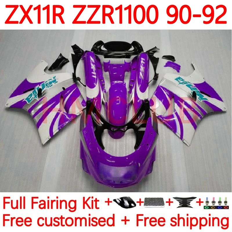 Body For KAWASAKI NINJA ZX-11R ZX 11R ZX11 ZX-11 R ZZR1100 ZX11R 1990 1991 1992 ZZR 1100 90 91 92 Fairings 72No.67 purple white
Body For KAWASAKI NINJA ZX-11R ZX 11R ZX11 ZX-11 R ZZR1100 ZX11R 1990 1991 1992 ZZR 1100 90 91 92 Fairings 72No.67 purple white