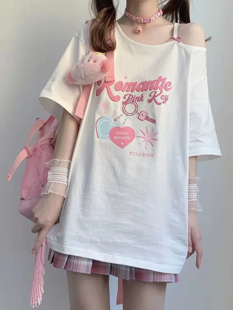 Женская футболка с открытыми плечами Kawaii Sweet Girl, топы с открытыми плечами y2k, сексуальные милые футболки с графическим рисунком, модная Корейская футболка
Женская футболка с открытыми плечами Kawaii Sweet Girl, топы с открытыми плечами y2k, сексуальные милые футболки с графическим рисунком, модная Корейская футболка