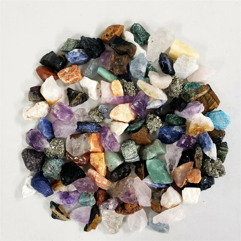 

Quartz Crystal Mixed Material Rough Raw Stones Natural Gemstones Healing Reiki Minerals Rock Home Decoration