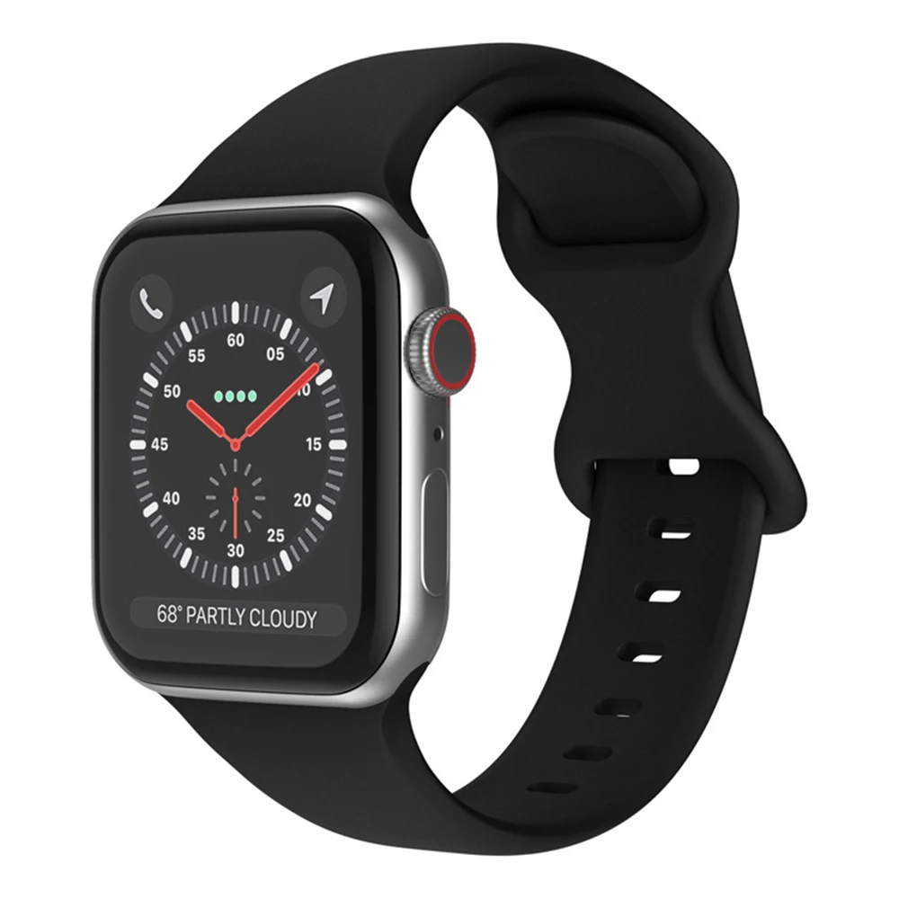 Silicone Watch Band for Apple Watch Strap 44mm 45mm 42mm Bracelet iWatch 40mm 38mm 41mm Correa apple watch 3 4 5 6 SE 7 Band
Silicone Watch Band for Apple Watch Strap 44mm 45mm 42mm Bracelet iWatch 40mm 38mm 41mm Correa apple watch 3 4 5 6 SE 7 Band