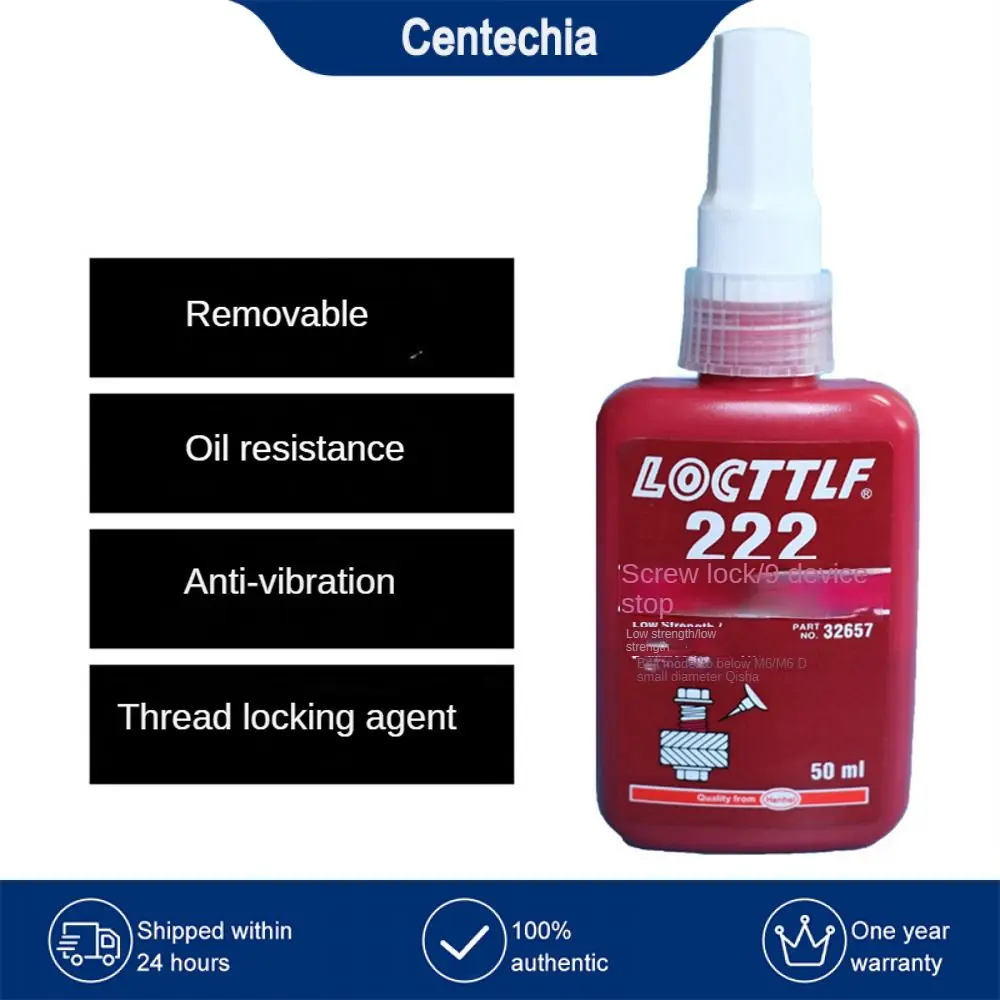 Anti-corrosion Thread Seal Lock Glue 1pc Universal Oil Resistance Anaerobic Adhesive Anti-loose Locking Adhesive Anti-slip 222
Anti-corrosion Thread Seal Lock Glue 1pc Universal Oil Resistance Anaerobic Adhesive Anti-loose Locking Adhesive Anti-slip 222