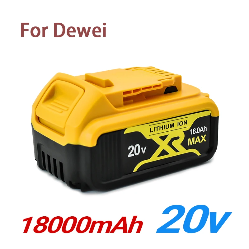 For Dewei 18V 18.0Ah rechargeable electric tool battery with LED lithium-ion replacement DCB205 DCB204-2 20V DCB206
For Dewei 18V 18.0Ah rechargeable electric tool battery with LED lithium-ion replacement DCB205 DCB204-2 20V DCB206