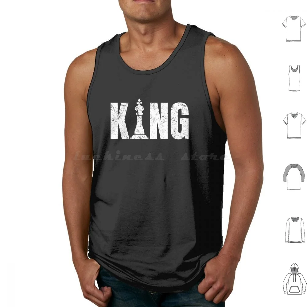 Chess King Vintage Design Tank Tops Print Cotton Chess Chess Player Chess Team Chess Club Chess Chess Game For Chess
Chess King Vintage Design Tank Tops Print Cotton Chess Chess Player Chess Team Chess Club Chess Chess Game For Chess