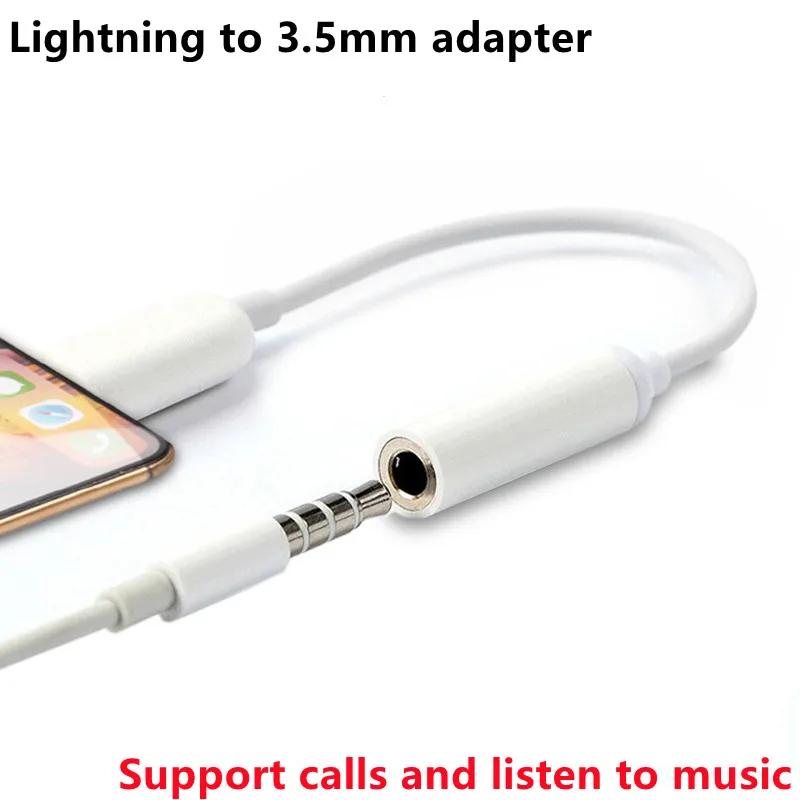 8pin to 3.5mm Jack Adapter Cable Bluetooth version supports calling and listening to music For iPhone 13 12 11 pro Max XS Plus
8pin to 3.5mm Jack Adapter Cable Bluetooth version supports calling and listening to music For iPhone 13 12 11 pro Max XS Plus