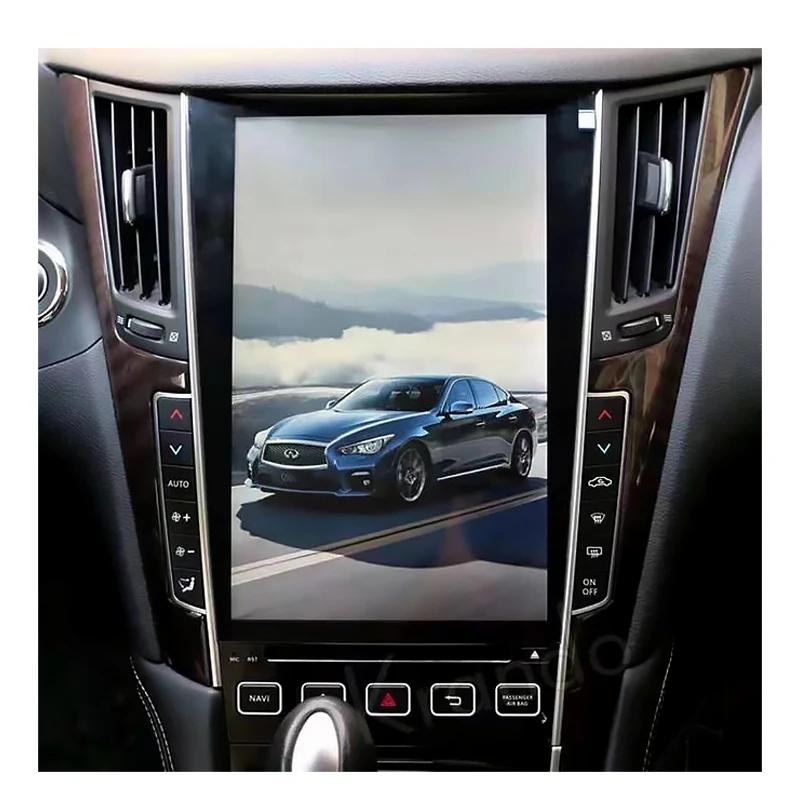 Автомагнитола на Android 7,1 С Вертикальным экраном 12,1 дюйма и GPS-навигацией для Infiniti Q50 Q50L
Автомагнитола на Android 7,1 С Вертикальным экраном 12,1 дюйма и GPS-навигацией для Infiniti Q50 Q50L