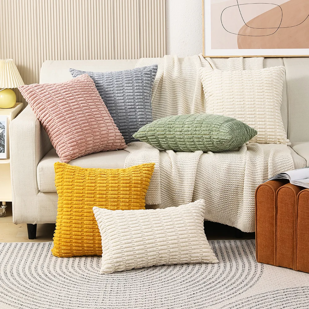 Amazon's new corduroy pillow cover Nordic solid color simple square cushion home sofa decoration pillow cover
Amazon's new corduroy pillow cover Nordic solid color simple square cushion home sofa decoration pillow cover