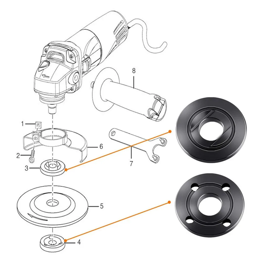 2pcs Angle Grinder Wrench Spanner Key Kit Flange Lock Nut Angle Grinder Accessories Metal Nuts Repair Tool For Hubs Replacing Di
2pcs Angle Grinder Wrench Spanner Key Kit Flange Lock Nut Angle Grinder Accessories Metal Nuts Repair Tool For Hubs Replacing Di