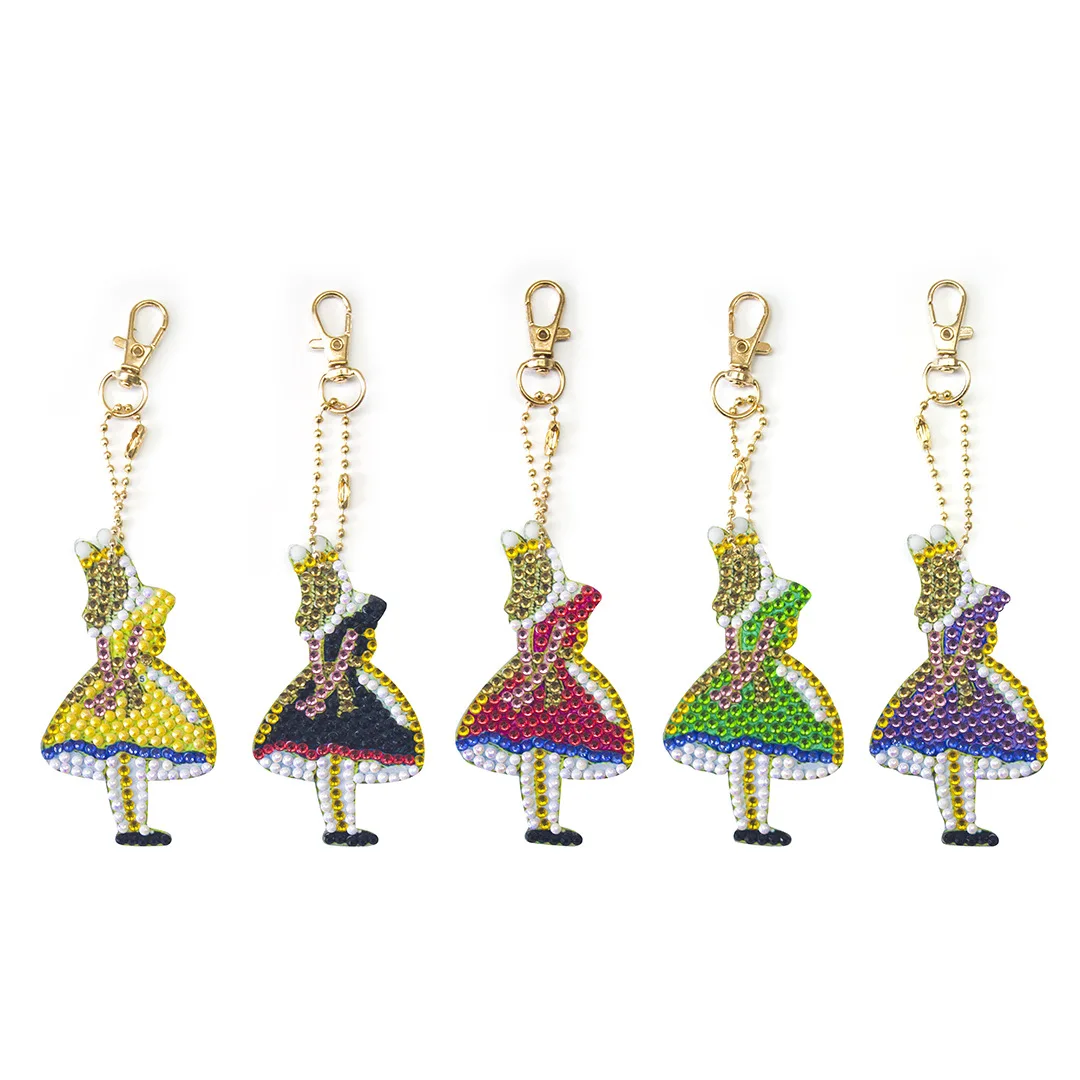 5Pcs DIY Full Drill Special Diamond Painting Keychain Cartoon Girl Women Bag Pendant Keychains Jewelry Key Ring Gifts
5Pcs DIY Full Drill Special Diamond Painting Keychain Cartoon Girl Women Bag Pendant Keychains Jewelry Key Ring Gifts