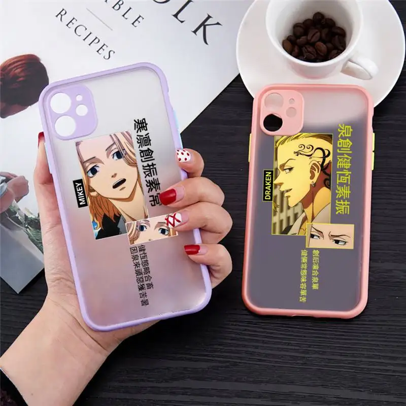 Tokyo Avengers Revengers anime Phone Case For iPhone 11 12 13 Mini Pro XR XS Max 7 8 Plus X Matte transparent cover
Tokyo Avengers Revengers anime Phone Case For iPhone 11 12 13 Mini Pro XR XS Max 7 8 Plus X Matte transparent cover