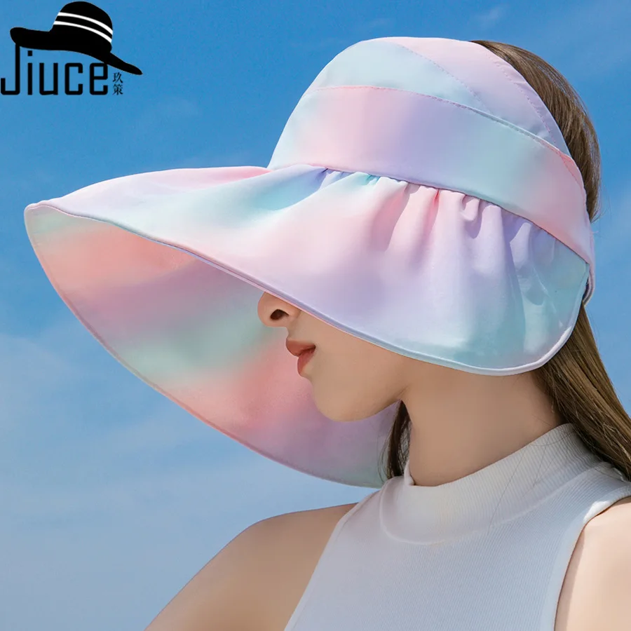 Summer Hat Flexible Anti-UV Wide Brim Visor Hat Travel Caps Fashion Beach Summer Sun Protection Hat Breathable Sun Hat For Women
Summer Hat Flexible Anti-UV Wide Brim Visor Hat Travel Caps Fashion Beach Summer Sun Protection Hat Breathable Sun Hat For Women