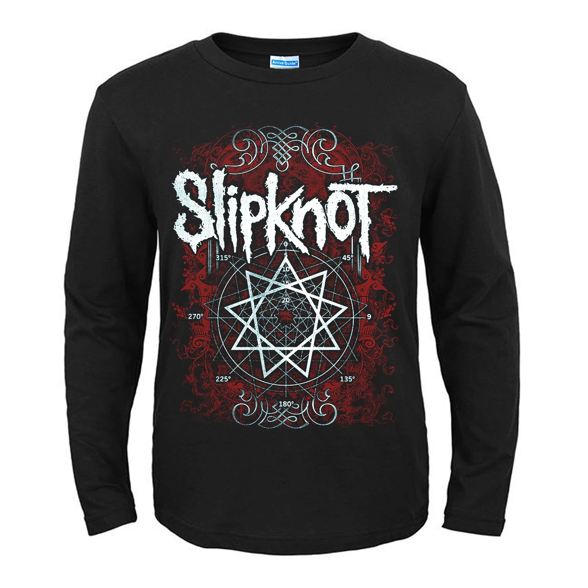 Футболка с длинным рукавом Slipknot, топы из тяжелого металла, черная уличная футболка с длинным рукавом готовим к Hell Tour Band
Футболка с длинным рукавом Slipknot, топы из тяжелого металла, черная уличная футболка с длинным рукавом готовим к Hell Tour Band