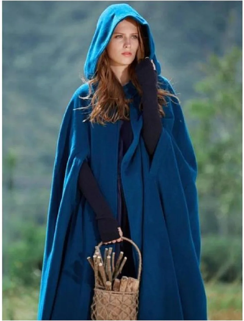 Ladies Spring Fashion Streetwear Capes Red Grey Hooded Ponchos Girls Long Outerwear Cape Coat Loose Shawl Jackets
Ladies Spring Fashion Streetwear Capes Red Grey Hooded Ponchos Girls Long Outerwear Cape Coat Loose Shawl Jackets