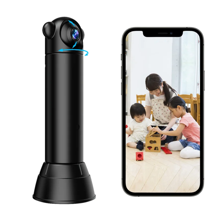 V10 WiFi Wireless Camera 360 Degree Rotation Mobile Phone Home Indoor Remote HD Night Vision Monitor
V10 WiFi Wireless Camera 360 Degree Rotation Mobile Phone Home Indoor Remote HD Night Vision Monitor
