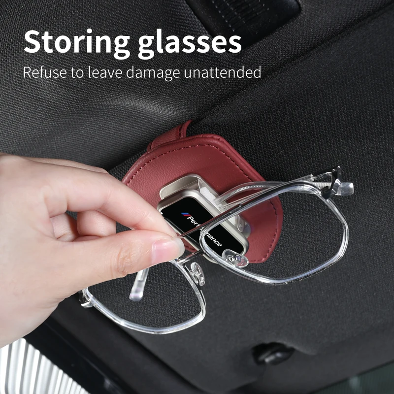 Leather Car Sunglasses Storage Clip Sunglass Fastener Ticket Clip For BMW Car Sun Visor Eyeglasses Holder Interior Accessories
Leather Car Sunglasses Storage Clip Sunglass Fastener Ticket Clip For BMW Car Sun Visor Eyeglasses Holder Interior Accessories