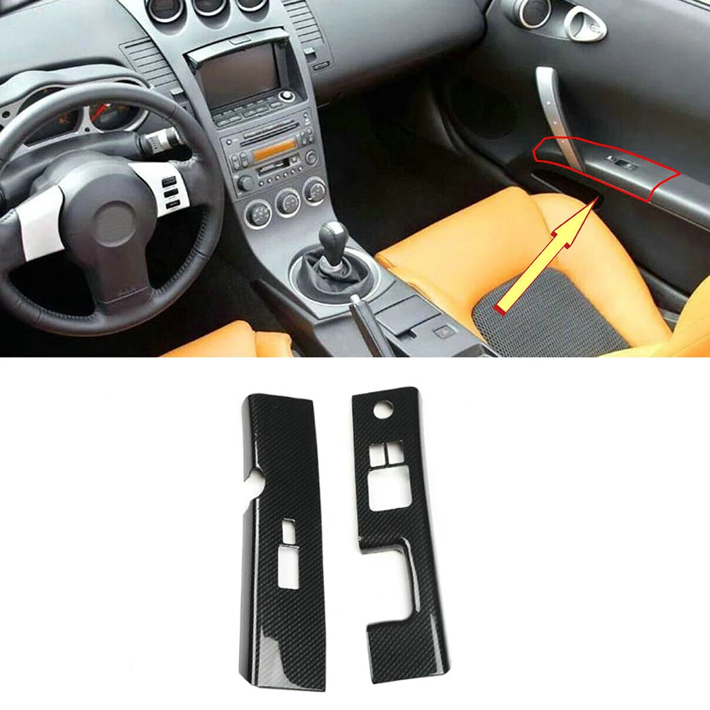 2PCS Carbon Fiber Car Interior Glass Switch Covers ABS For Nissan 350z Z33 2006-2008 Glass Switch Covers Anti-scratch Stickers
2PCS Carbon Fiber Car Interior Glass Switch Covers ABS For Nissan 350z Z33 2006-2008 Glass Switch Covers Anti-scratch Stickers
