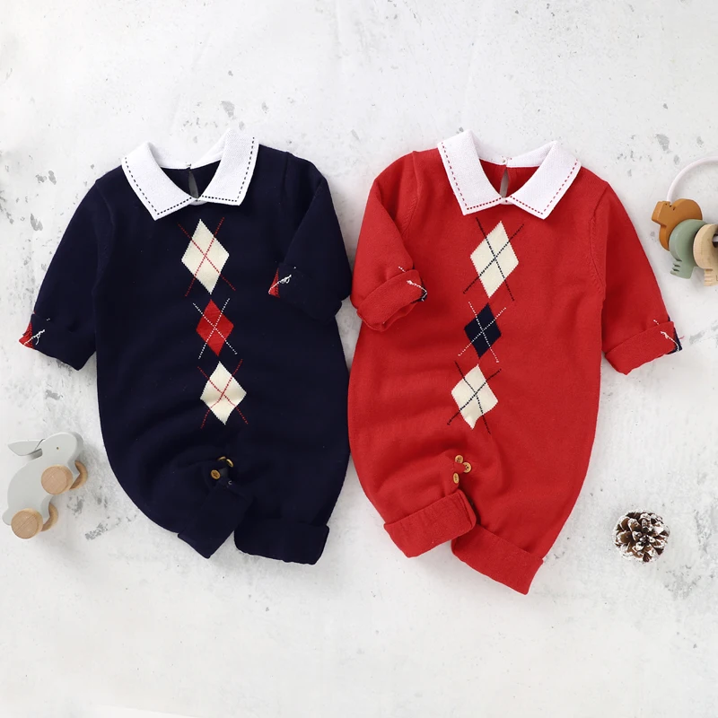 Baby Boys Rompers Autumn Turtle Neck Long Sleeve Knitted Newborn Infant Cotton Jumpsuit Outfits One Piece Children Clothes 0-18m
Baby Boys Rompers Autumn Turtle Neck Long Sleeve Knitted Newborn Infant Cotton Jumpsuit Outfits One Piece Children Clothes 0-18m