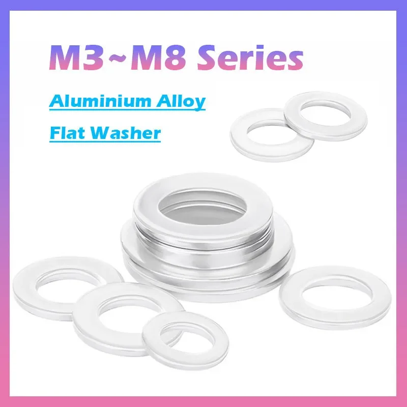 10 ~ 100 шт. M3 M4 M5 M6 M8 плоские шайбы из алюминиевого сплава 6061 метрические плоские уплотнительные шайбы увеличенные прокладки толщиной от 0,25 мм до 3 мм
10 ~ 100 шт. M3 M4 M5 M6 M8 плоские шайбы из алюминиевого сплава 6061 метрические плоские уплотнительные шайбы увеличенные прокладки толщиной от 0,25 мм до 3 мм