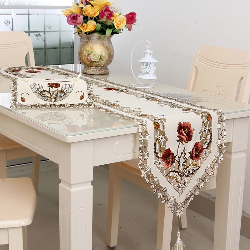 Decor Soft Lace Fabric Embroidered Table Runner Translucent Table Cloth Jacquard Elegant Polyester High Quality
Decor Soft Lace Fabric Embroidered Table Runner Translucent Table Cloth Jacquard Elegant Polyester High Quality