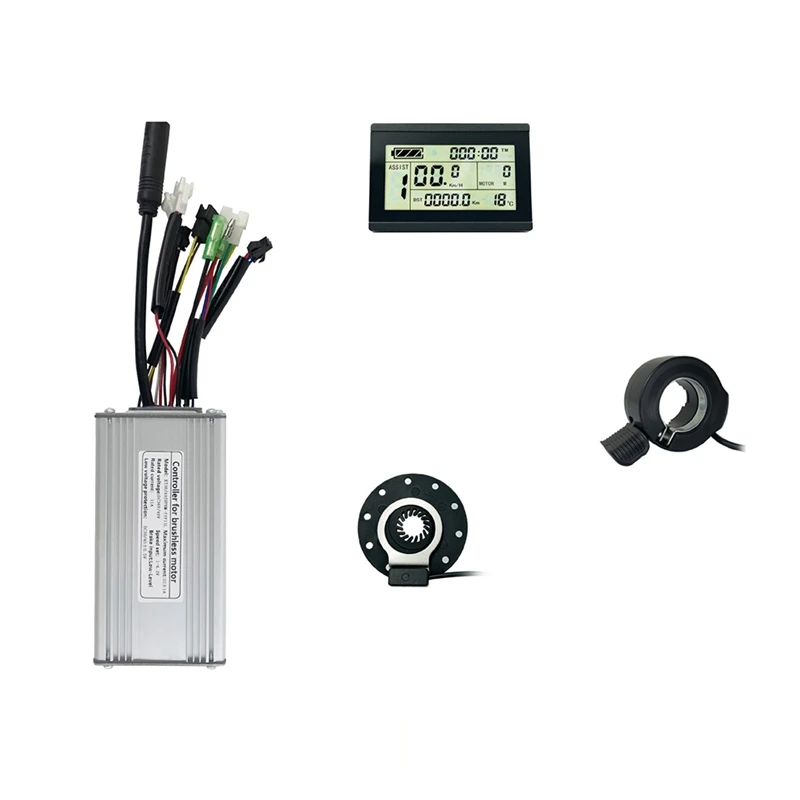 Electric Bicycle 22A Sine Wave Common Head Controller Metal+Plastic As Shown With LCD3U Meter Electric Bicycle Light Display 
Electric Bicycle 22A Sine Wave Common Head Controller Metal+Plastic As Shown With LCD3U Meter Electric Bicycle Light Display