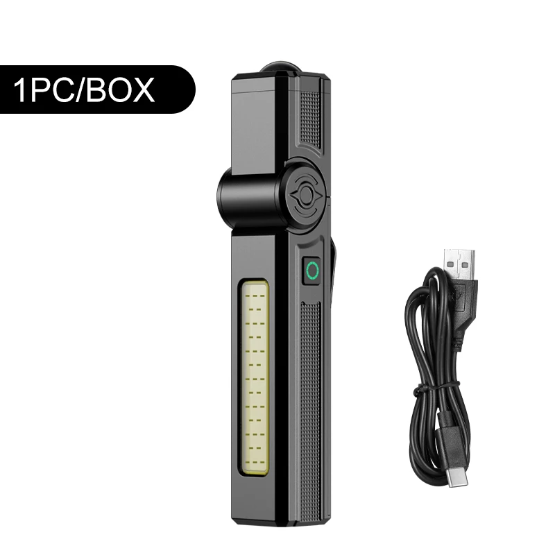Портативный USB перезаряжаемый фонарь COB 8W
Портативный USB перезаряжаемый фонарь COB 8W