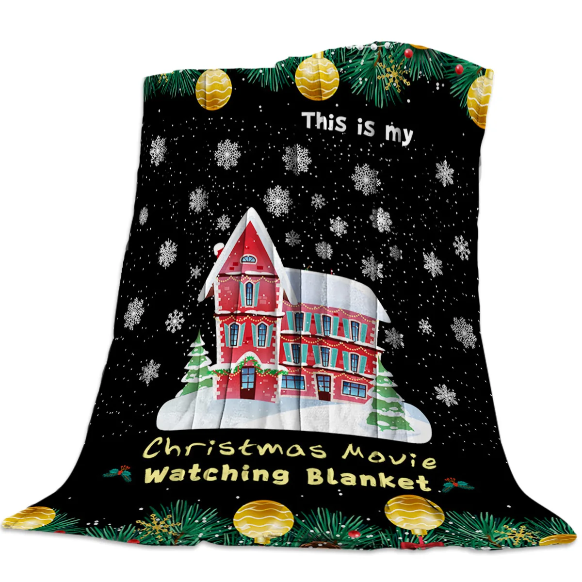 Flannel Blanket Bed 3D Christmas Theme House Snow Globe Tree Throwing Blanket Portable Soft Blanket Warm Sofa Sheet
Flannel Blanket Bed 3D Christmas Theme House Snow Globe Tree Throwing Blanket Portable Soft Blanket Warm Sofa Sheet