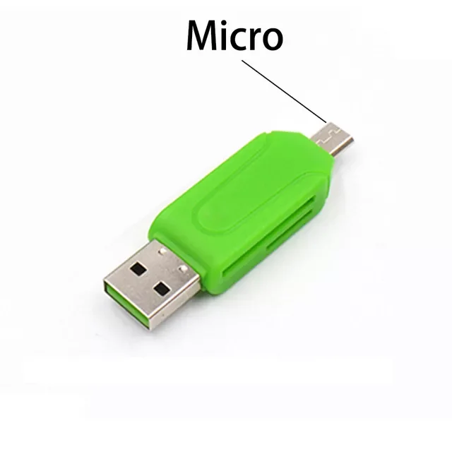 Micro USB type c & USB 2 in 1 OTG Card Reader High-speed USB2.0 Universal OTG TF/SD for Android Computer Extension Headers
Micro USB type c & USB 2 in 1 OTG Card Reader High-speed USB2.0 Universal OTG TF/SD for Android Computer Extension Headers