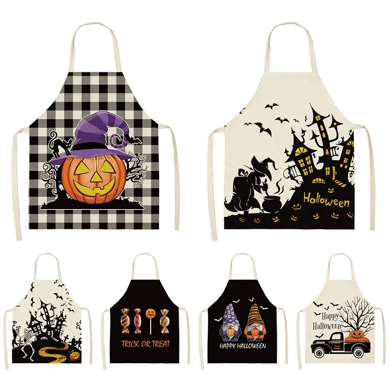 Kitchen Apron Halloween Pumpkin Candy Aprons for Women Men Antifouling Home Cleaning Tools Sleeveless Linen Cooking Accessories
Kitchen Apron Halloween Pumpkin Candy Aprons for Women Men Antifouling Home Cleaning Tools Sleeveless Linen Cooking Accessories