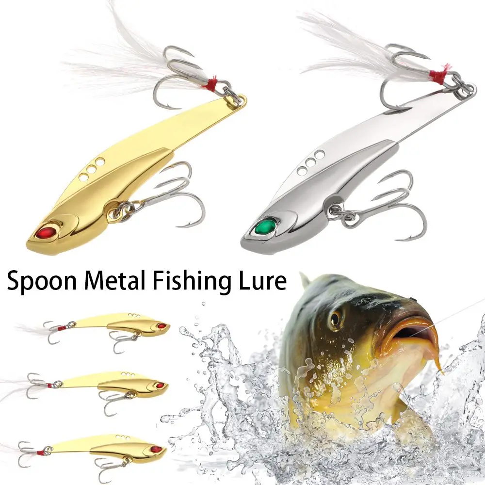 Silver/Gold Spinner Spoon Metal Fishing Accessories Artificial Bait Spinner Bass Baits Fishing Lures Tackle Hook
Silver/Gold Spinner Spoon Metal Fishing Accessories Artificial Bait Spinner Bass Baits Fishing Lures Tackle Hook