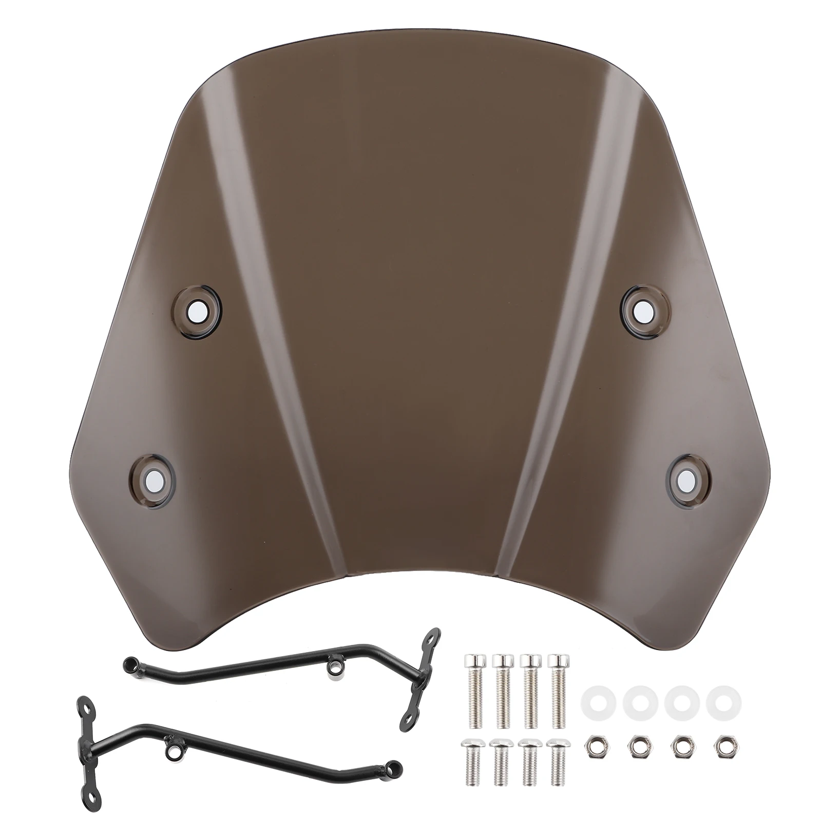 Motorcycle Long Stents Windshield Windscreen Wind Deflector Fit for Benelli Leoncino 500Brown
Motorcycle Long Stents Windshield Windscreen Wind Deflector Fit for Benelli Leoncino 500Brown