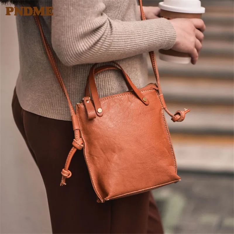 PNDME Fashion designer top cowhide Girl Mini Cute handbag Outdoor Casual Organizer real Leather shoulder slant straddle Female
PNDME Fashion designer top cowhide Girl Mini Cute handbag Outdoor Casual Organizer real Leather shoulder slant straddle Female