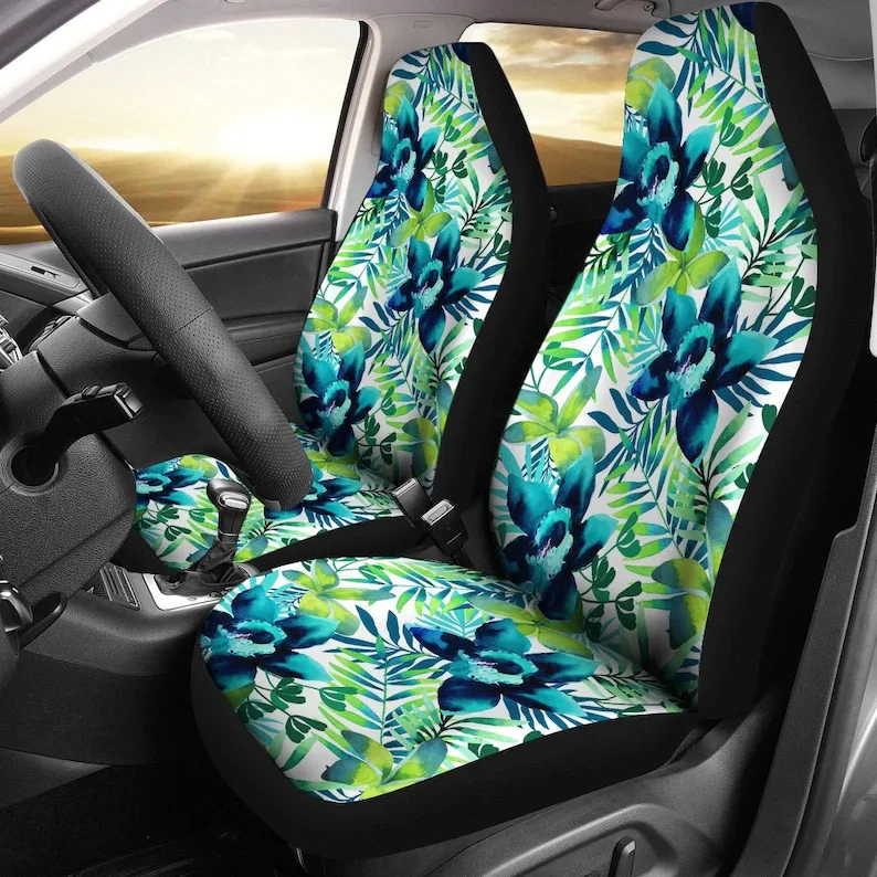 Light Green Floral Flowers Car Seat Covers Pair, 2 Front Car Seat Covers, Seat Cover for Car, Car Seat Protector, Car Accessory
Light Green Floral Flowers Car Seat Covers Pair, 2 Front Car Seat Covers, Seat Cover for Car, Car Seat Protector, Car Accessory