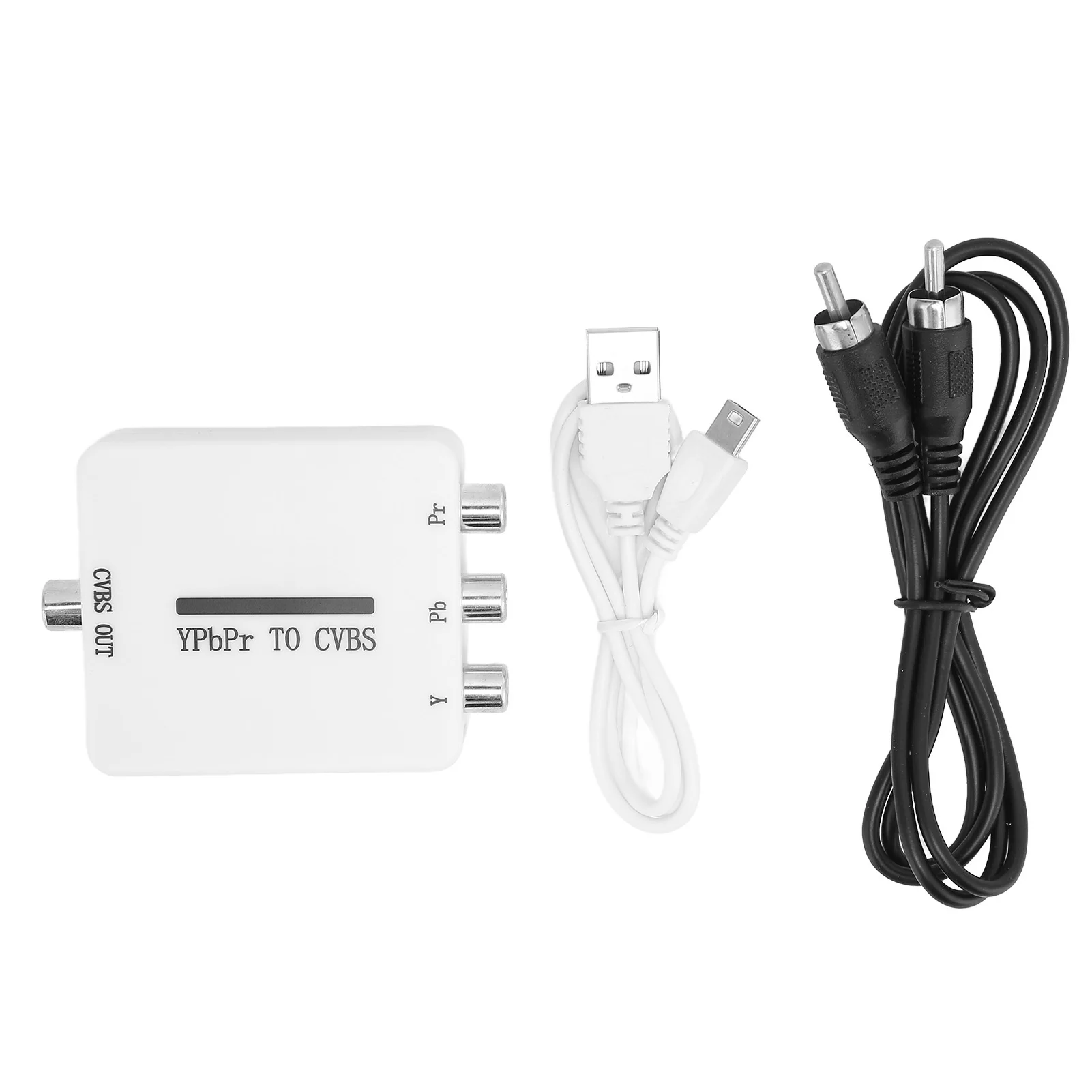 Video Converter Mini YPbPr to CVBS Audio Video Adapter for Projectors Monitors TVs
Video Converter Mini YPbPr to CVBS Audio Video Adapter for Projectors Monitors TVs