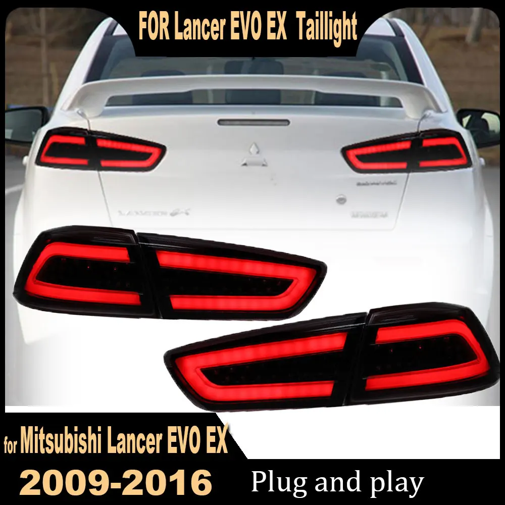 Стайлинг автомобиля задний фонарь в сборе для Mitsubishi Lancer EVO EX задние фонари 2009-2016