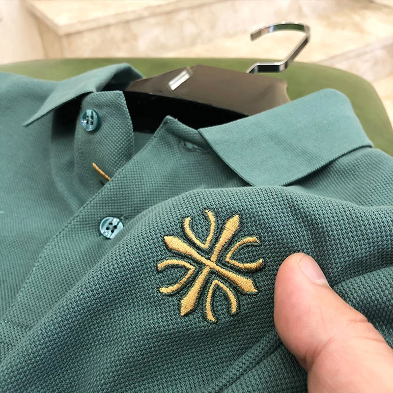 2022 High End Designer New Fashion Brand Polo Shirt Men Korean Top Embroidery Cotton Quality Casual Long Sleeve Tops Men Clothes
2022 High End Designer New Fashion Brand Polo Shirt Men Korean Top Embroidery Cotton Quality Casual Long Sleeve Tops Men Clothes