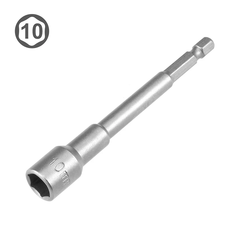 1pcs 10mm 13mm 19mm Hex Sockets Hex Shank Nut Sockets Driver Nut Driver 1/4" Quick Change Screwdriver Kit 100mm 4" Length
1pcs 10mm 13mm 19mm Hex Sockets Hex Shank Nut Sockets Driver Nut Driver 1/4" Quick Change Screwdriver Kit 100mm 4" Length
