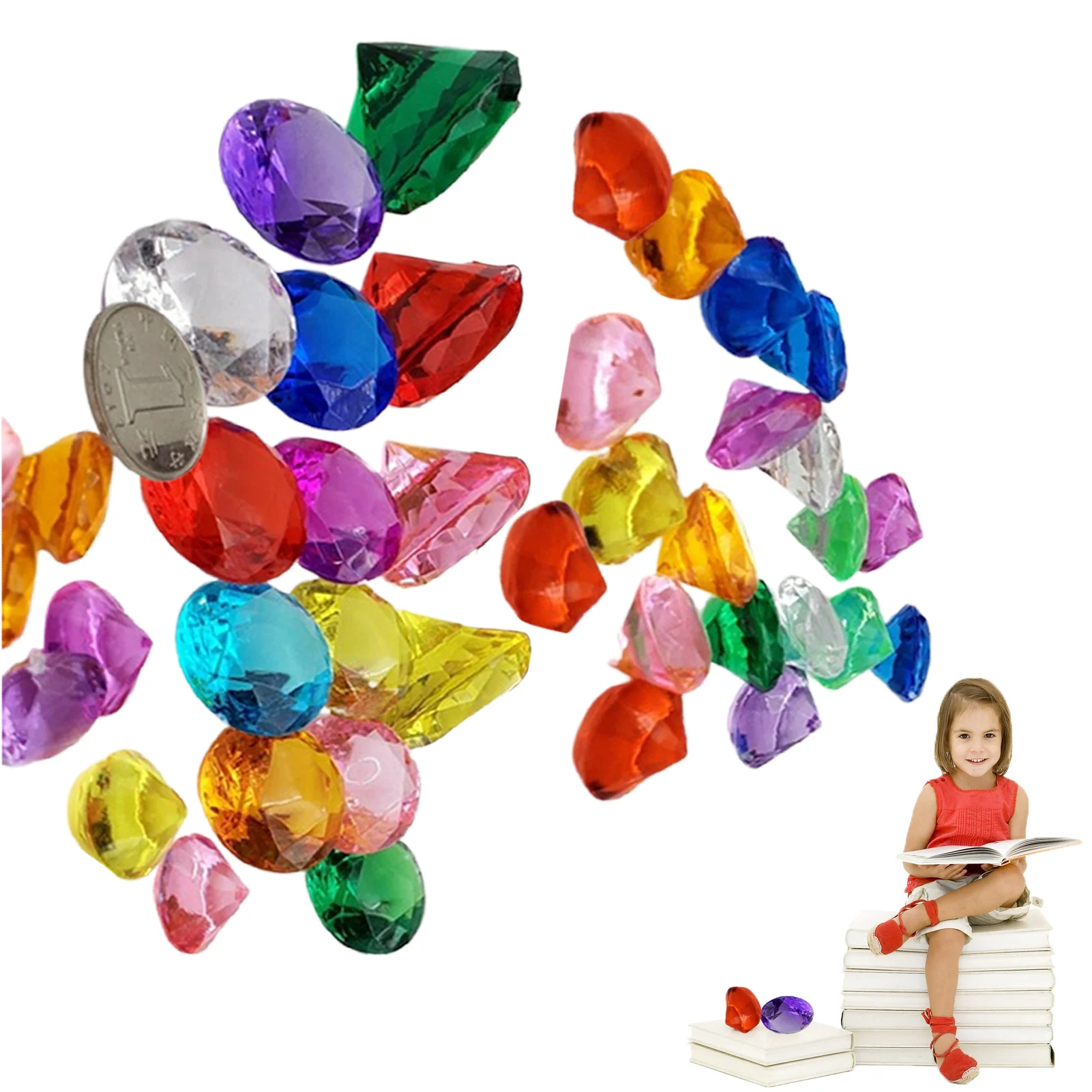 Набор страз для дайвинга, игрушки для бассейна с драгоценными камнями для дайвинга, красочные летние украшения для бассейна с кристаллами и...
Набор страз для дайвинга, игрушки для бассейна с драгоценными камнями для дайвинга, красочные летние украшения для бассейна с кристаллами и...