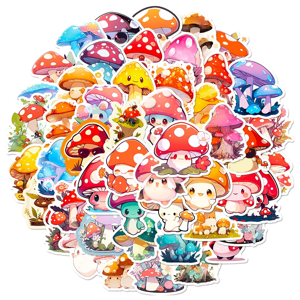 10/30/50pcs Mushroom Colorful Cartoon Stickers Kawaii Girls Kids Cartoon Decals Skateboard Fridge Guitar Cute Decoration Sticker
10/30/50pcs Mushroom Colorful Cartoon Stickers Kawaii Girls Kids Cartoon Decals Skateboard Fridge Guitar Cute Decoration Sticker