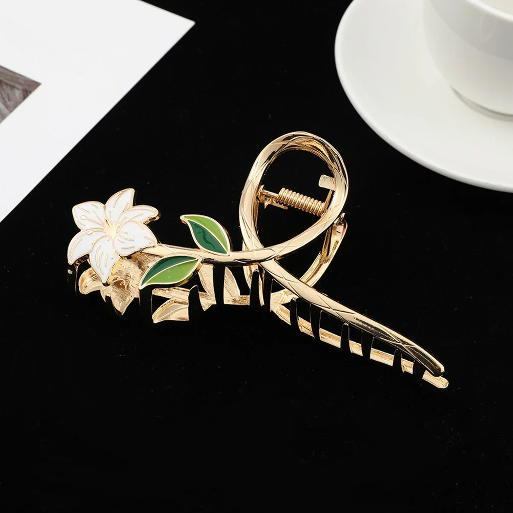 Temperament Lily Flower Catch Clip 2022 New Elegant Female Crab Hair Clip Headdress Banquet Gift Party Accessories
Temperament Lily Flower Catch Clip 2022 New Elegant Female Crab Hair Clip Headdress Banquet Gift Party Accessories