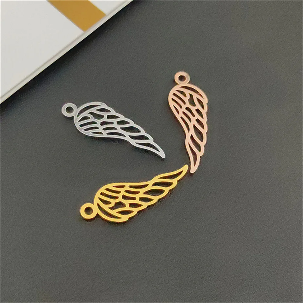 New 5pcs/Lot for Women Men Wing Pendant Stainless Steel Used for Jewelry Earrings Pendant Necklaces Bracelet Accessories Gift
New 5pcs/Lot for Women Men Wing Pendant Stainless Steel Used for Jewelry Earrings Pendant Necklaces Bracelet Accessories Gift
