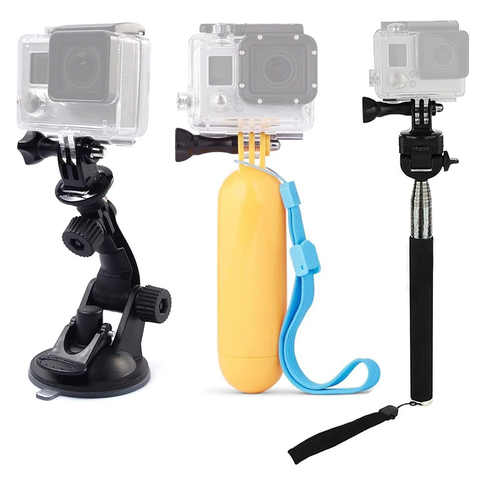 Action Camera Accessories Kits for GoPro Hero 10 9 8 7 Waterproof Camera Car Suction Cup Mount Floating Handle Grip Selfie Stick
Action Camera Accessories Kits for GoPro Hero 10 9 8 7 Waterproof Camera Car Suction Cup Mount Floating Handle Grip Selfie Stick