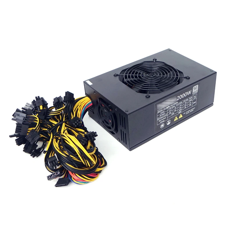 2000W For Mining Power Supply, HQ-2000W Support 8 Graphics Cards Rendering 90 PLUS PLATINUM Certification
2000W For Mining Power Supply, HQ-2000W Support 8 Graphics Cards Rendering 90 PLUS PLATINUM Certification
