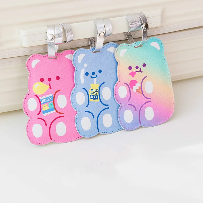 Bear Luggage Tag Luggage Pass Boarding Pass Cartoon Lovely Airport Check-In Luggage Card Girl Bag Decoration Pendant
Bear Luggage Tag Luggage Pass Boarding Pass Cartoon Lovely Airport Check-In Luggage Card Girl Bag Decoration Pendant