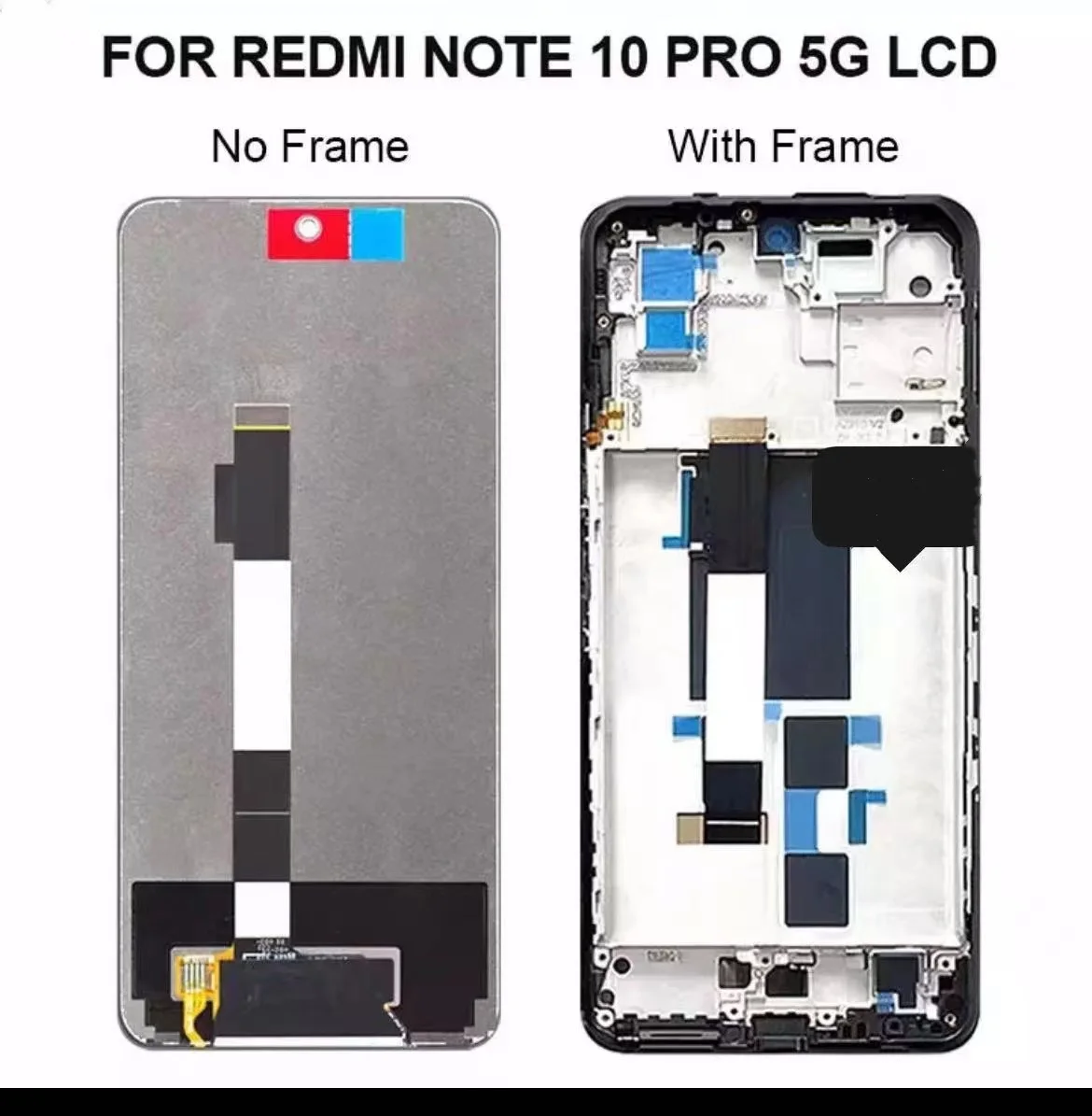 Original 6.6” Dimensity 1100 5G For Xiaomi Redmi Note 10 Pro 5G China LCD Display Touch Screen Digitizer Assembly / With Frame
Original 6.6” Dimensity 1100 5G For Xiaomi Redmi Note 10 Pro 5G China LCD Display Touch Screen Digitizer Assembly / With Frame