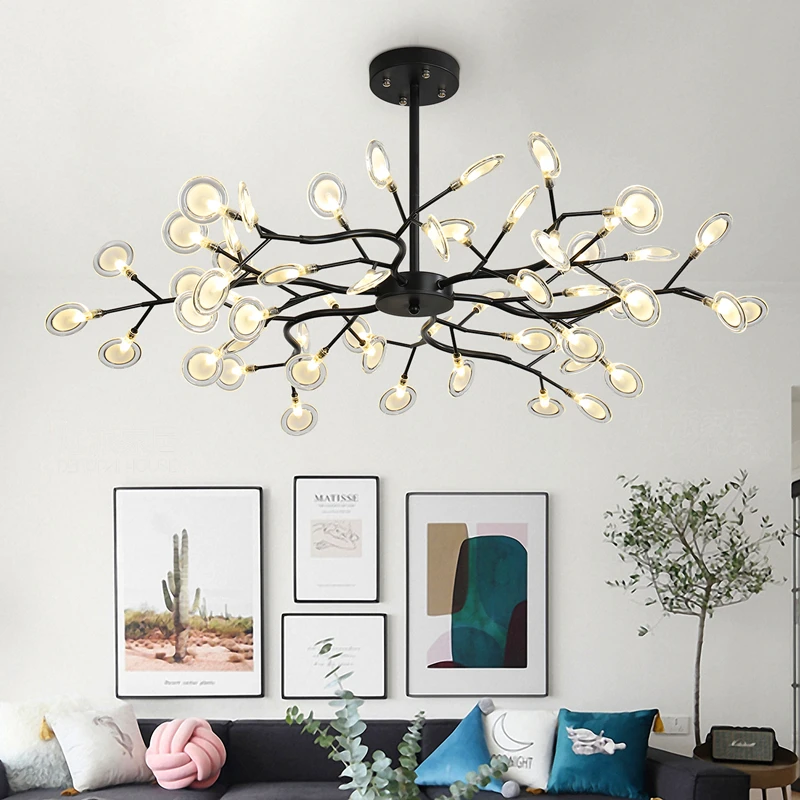 Firefly Chandelier Black Gold Chandelier Lighting Tree Branch Chandelier Retro Vintage Chandelier Living Room Decoration
Firefly Chandelier Black Gold Chandelier Lighting Tree Branch Chandelier Retro Vintage Chandelier Living Room Decoration
