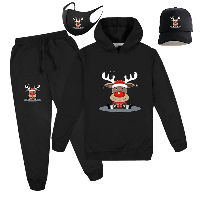 Christmas Themed Boys' and Girls' Sweater Suit New Cool Children's Autumn Sports Hoodie Suit Girls' Clothing
Christmas Themed Boys' and Girls' Sweater Suit New Cool Children's Autumn Sports Hoodie Suit Girls' Clothing