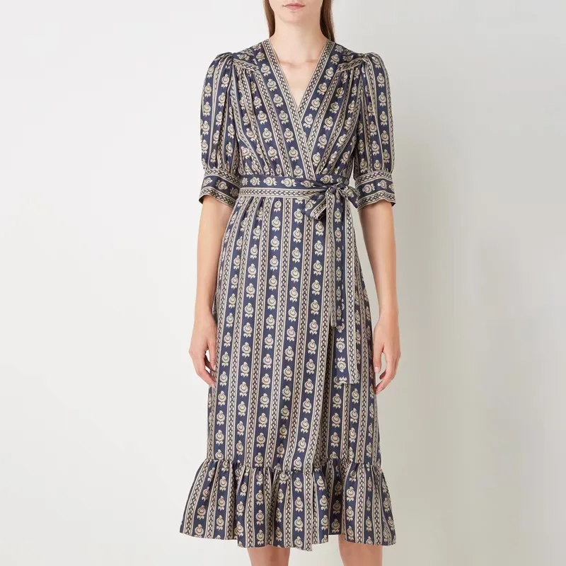 Woman Dress Fashion Sandro Women Dresses Early Spring Autumn Dresses for Women V-neck Half Sleeves Print Dresses Women Sandro
Woman Dress Fashion Sandro Women Dresses Early Spring Autumn Dresses for Women V-neck Half Sleeves Print Dresses Women Sandro