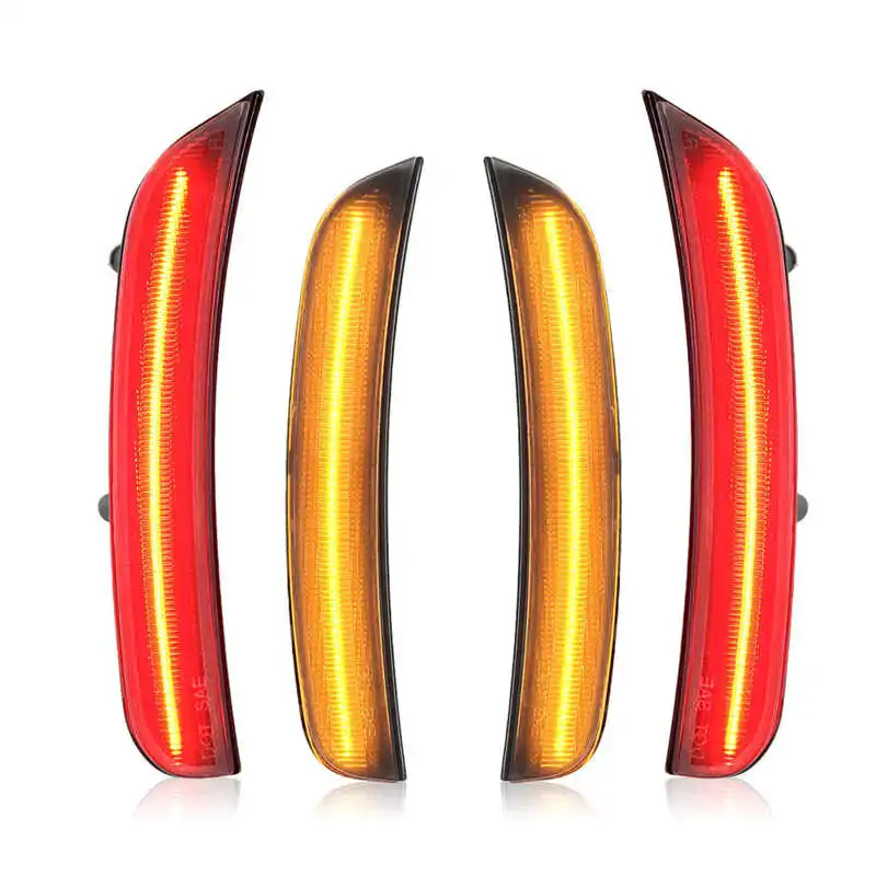 Bumper Sidemarker Lamp Anti Fading High Brightness Bumper Side Marker Lights Plug and Play SMD LED Smoked Lens for Auto
Bumper Sidemarker Lamp Anti Fading High Brightness Bumper Side Marker Lights Plug and Play SMD LED Smoked Lens for Auto