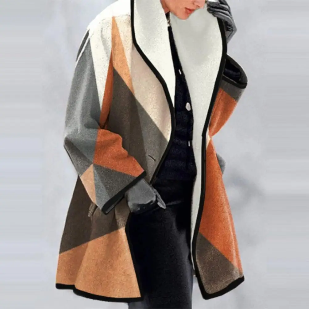 Autumn and Winter Coat Ladies Fashion Multicolor Round Neck Loose Hooded Woolen Coat Double-Sided Woolen Coat
Autumn and Winter Coat Ladies Fashion Multicolor Round Neck Loose Hooded Woolen Coat Double-Sided Woolen Coat