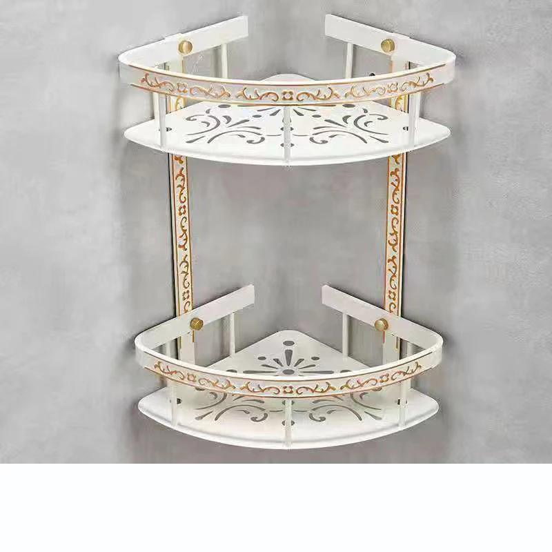 1PC Bathroom Shelf Antique Aluminum Double Layer Bathroom Corner Shelf Bathroom Holder Showeroom Basket
1PC Bathroom Shelf Antique Aluminum Double Layer Bathroom Corner Shelf Bathroom Holder Showeroom Basket